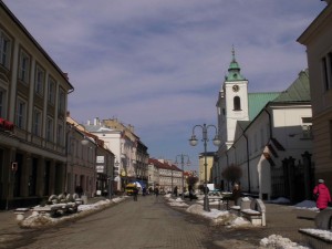 Ulica Maja in Rzeszow, Poland