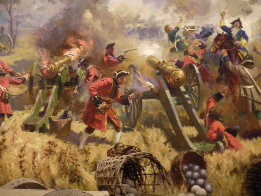 Detail of Painting of Battle of Poltava