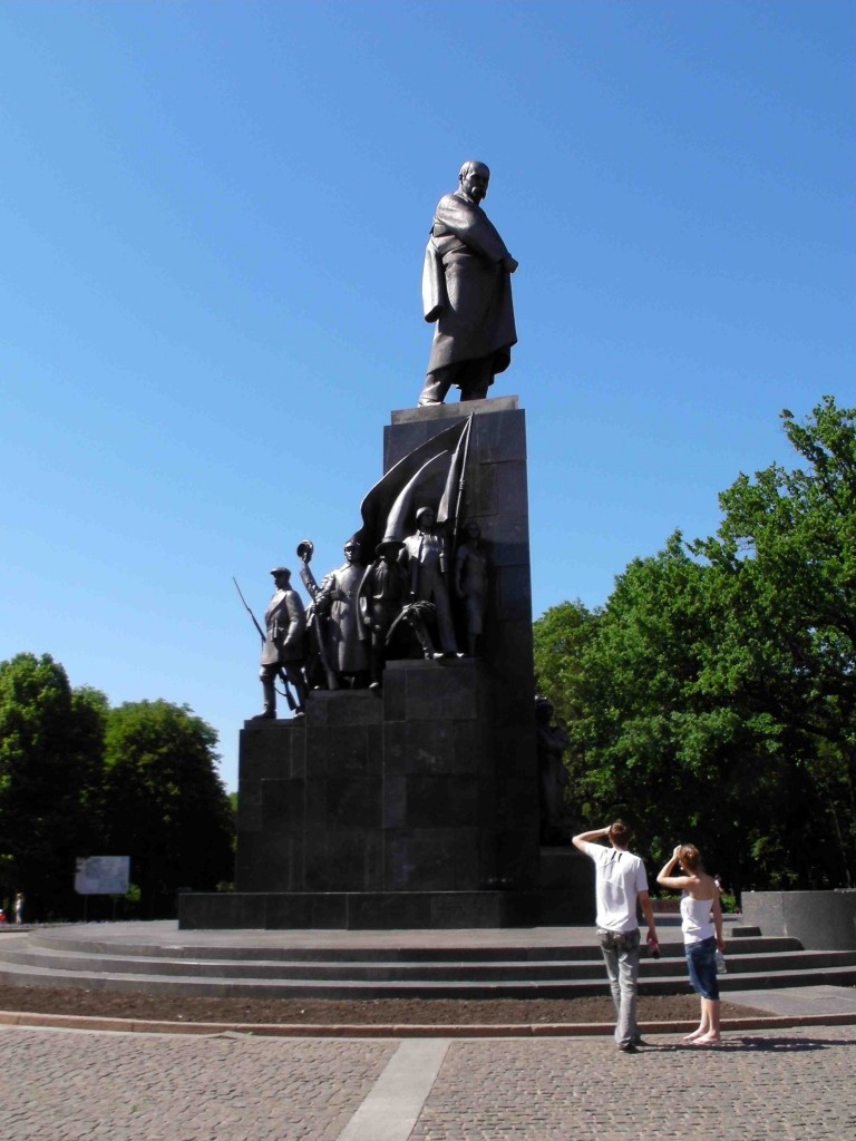 Taras Shevchenko monument in Kharkiv