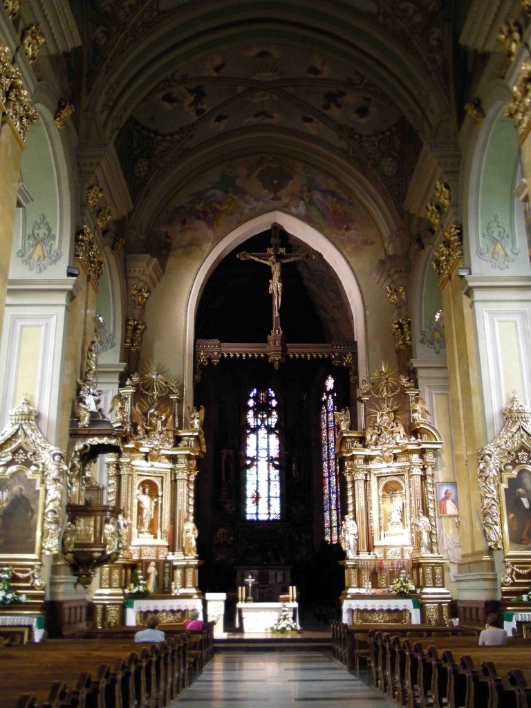 Catholic Church interior.