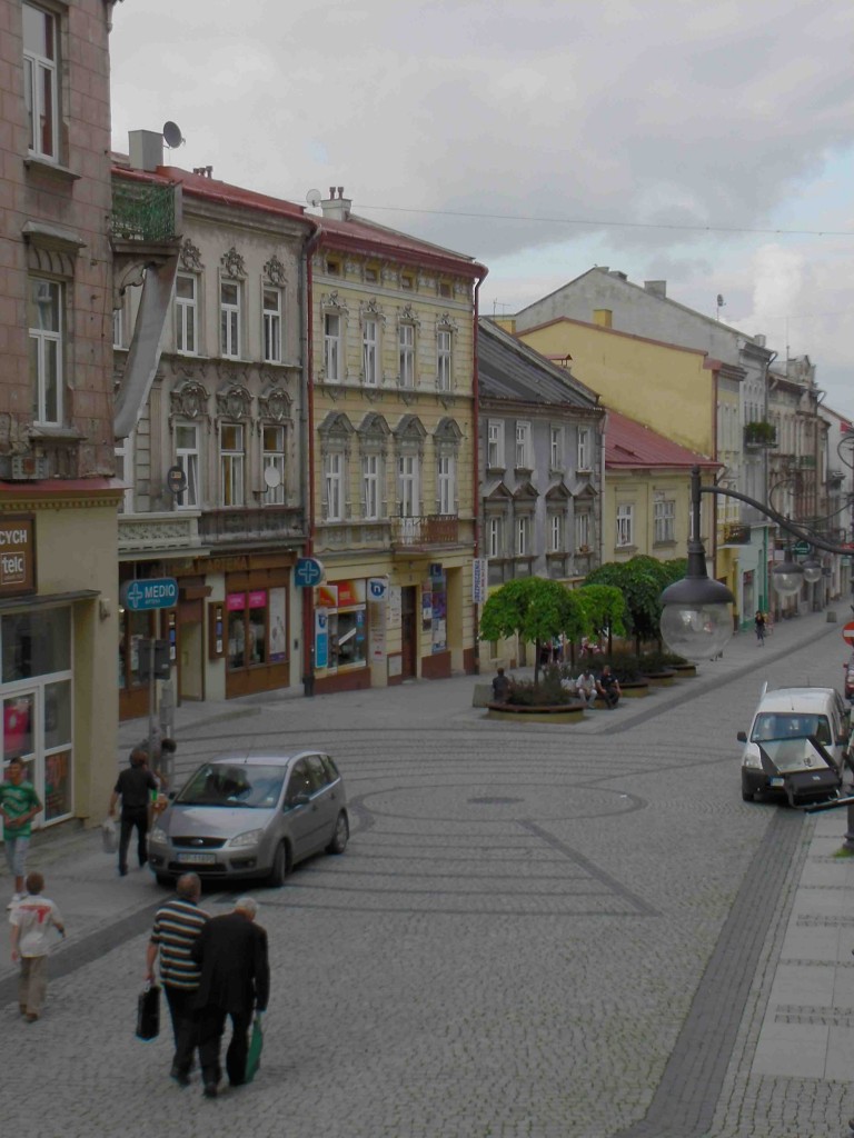 Przemsyl street during the day.