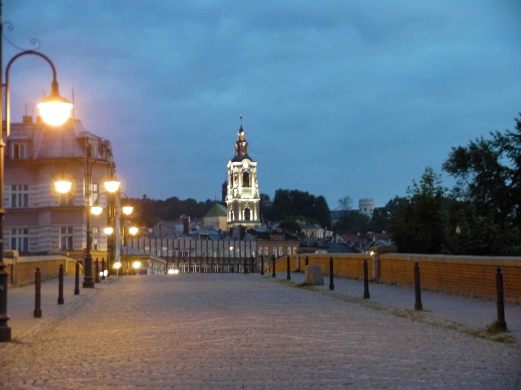 Przemysl at night.