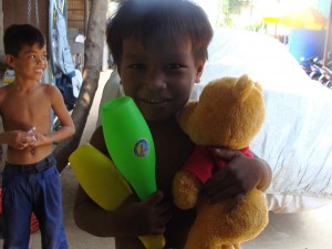 Lively kids at the orphanage in Cambodia.