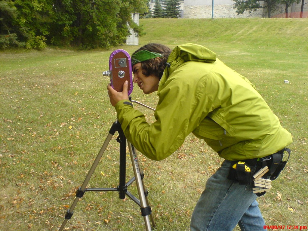 Josh at work