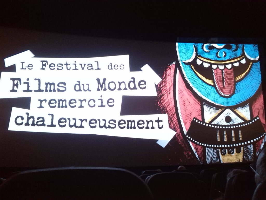 The opening screen of the 2014 Montreal Film Festival.
