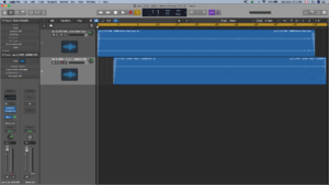 ASMR Edit screen in Logic Pro X.