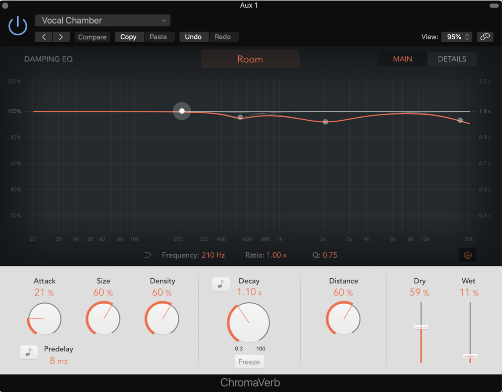 Vocal Chamber Reverb